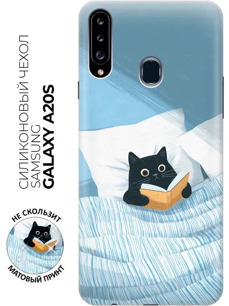 Samsung Чехол на Galaxy A20s с котиками