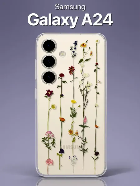 SCDesign Чехол на Samsung Galaxy A24 цветами