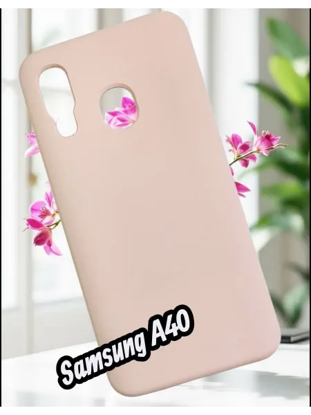 Kambar cases Чехол на Samsung A40 силиконовый soft-touch