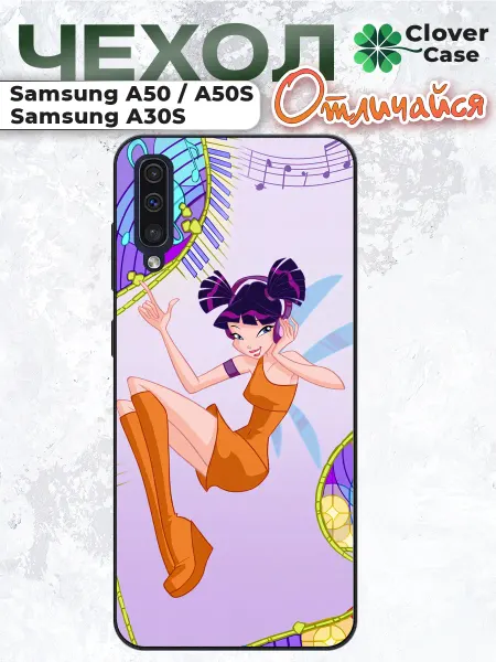 CloverCase Чехол на Samsung A50 Винкс Муза