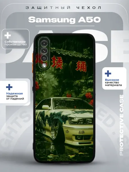 ZLStore Чехол на Samsung A50 с принтом japan