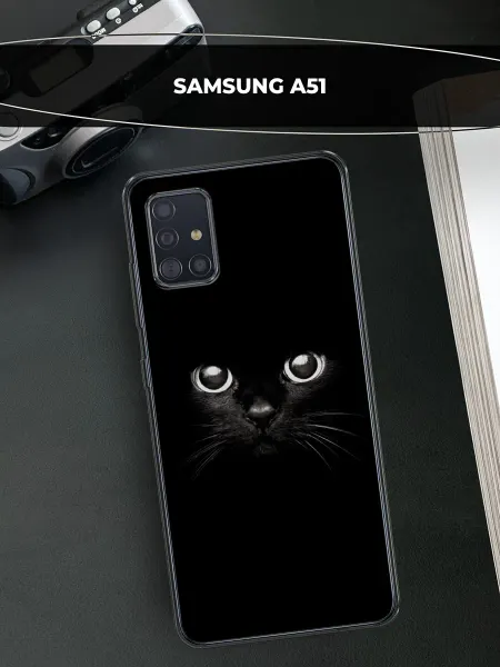 Samsung Чехол на Galaxy A51 кот