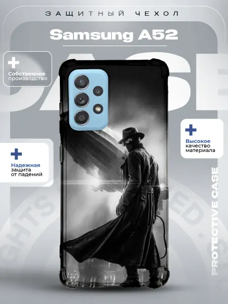 ZLStore Чехол на Samsung A52 с принтом паук нуар