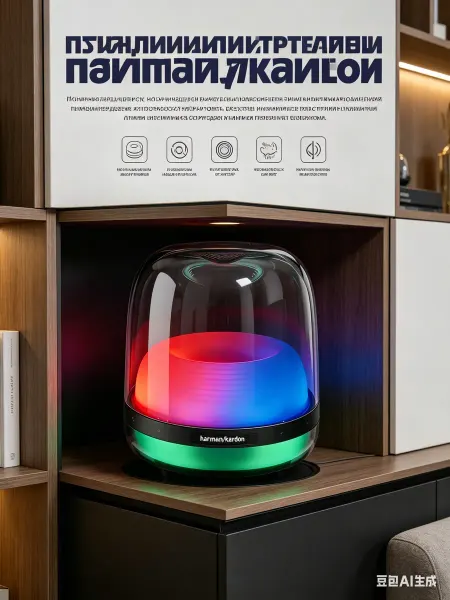 Harman Kardon Беспроводная колонка bluetooth, с подсветкой