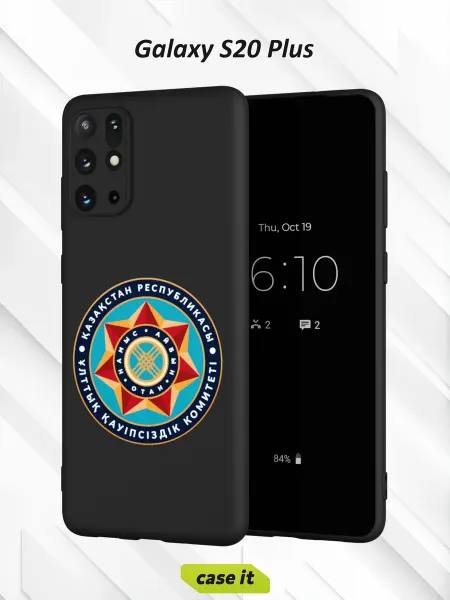 Case it Чехол на Samsung S20+с принтом Казахстан звезда