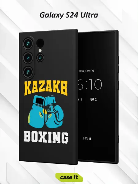 Case it Чехол на Samsung S24 Ultraс принтом Казахстан бокс