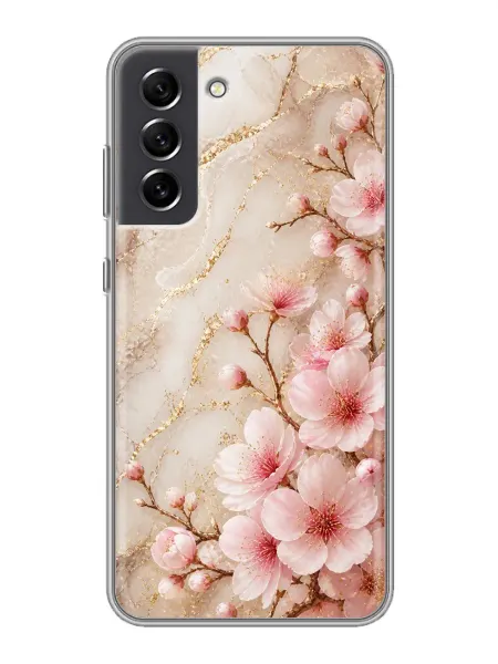 ChesnoCase Чехол на Samsung Galaxy S21 FE Цветы для девушки