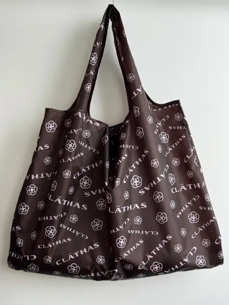 Handbags_nat Сумка шоппер хозяйственная складная для покупок коричневая