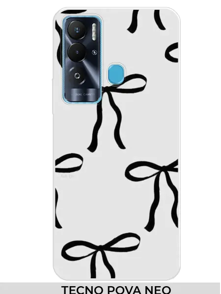 NOOTO Чехол на TECNO POVA NEO бантиками