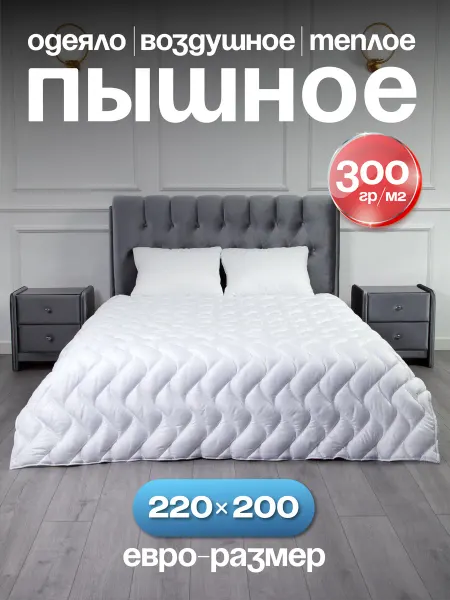 AMI Одеяло пышное 200х220 зимнее теплое