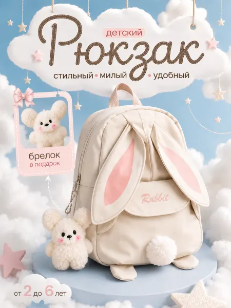 За плечами Рюкзак детский дошкольный в садик