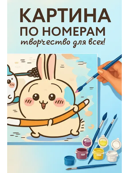 Картина по номерам аниме чиикава