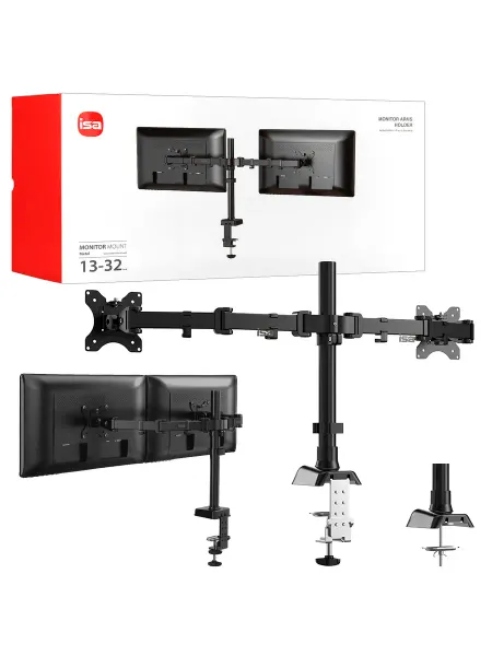 Кронштейн настольный для 2-х мониторов 13"-32" MH-C2