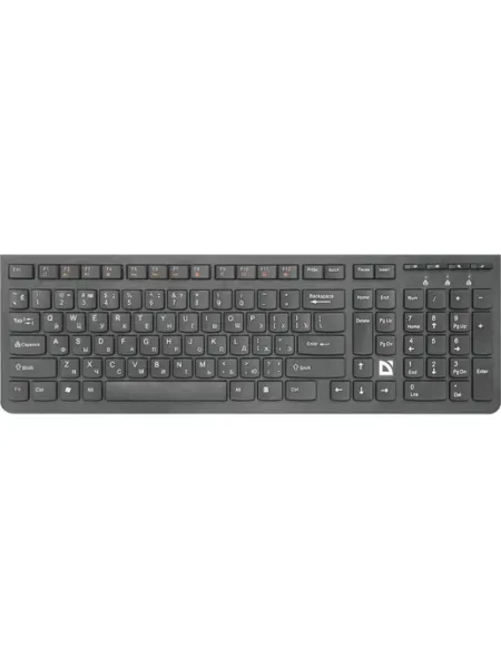 DEFENDER Клавиатура мембранная беспроводная SM-535 черный