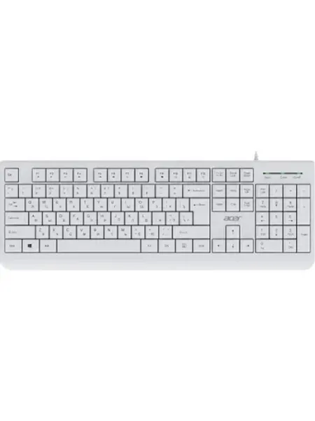 Acer Клавиатура ZL.KBDEE.01B проводная Мембранная, Для ПК
