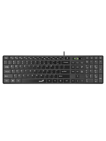 GENIUS Клавиатура SlimStar 126 USB, 104 черная