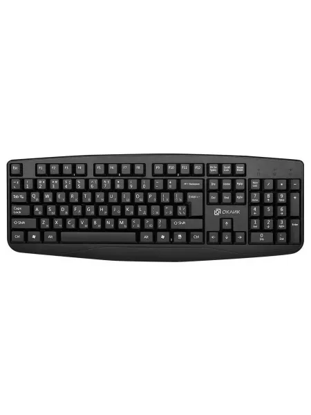 OKLICK Клавиатура 105M черный USB 1678092