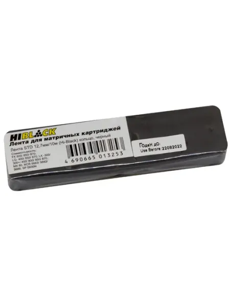 Hi-Black Лента матричного картриджа кольцо STD, 12,7мм 10м