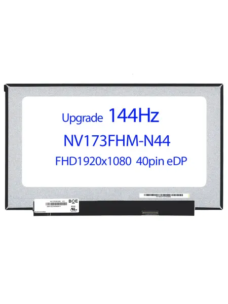 17 3-дюймовая 144Гц ЖК-матрица для ноутбука NV173FHM-N44