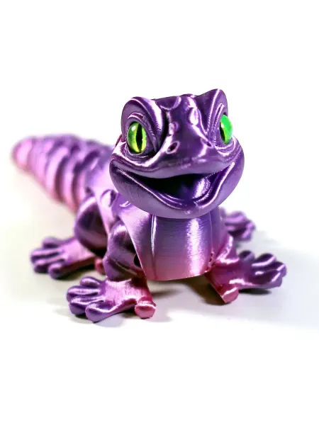 3D Пекарня Ящерица леопардовая, 3D игрушка-антистресс, 16 см