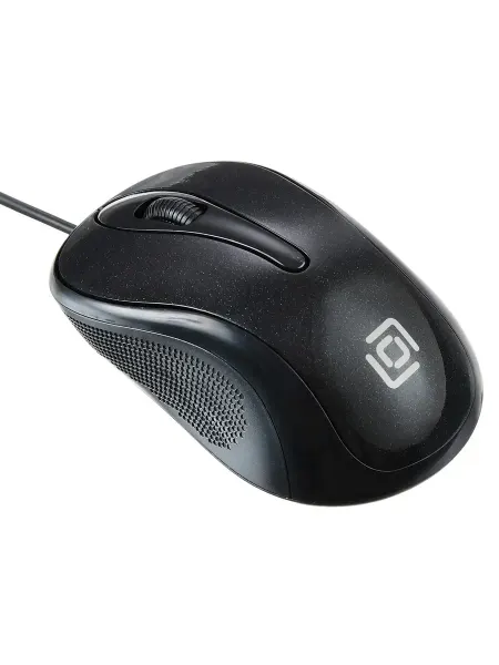 OKLICK Мышь компьютерная 385M черный оптическая 1600dpi USB для
