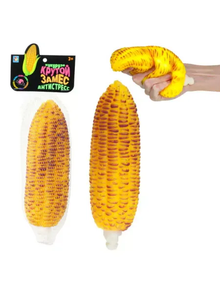 1TOY Игрушка антистресс сквиш Крутой замес Кукуруза