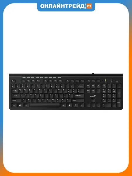 GENIUS Проводная клавиатура SlimStar 230 II Black