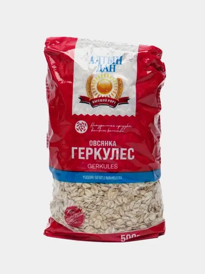Овсяные хлопья Алтын Дан Геркулес, 500 г
