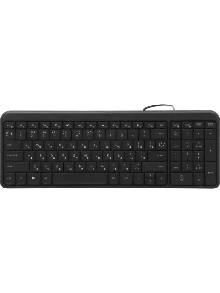 LOGITECH Клавиатура K106 черный USB slim (920-013902)