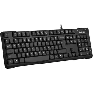 A4TECH Клавиатура проводная компьютерная KR-750 черный USB (KR-750
