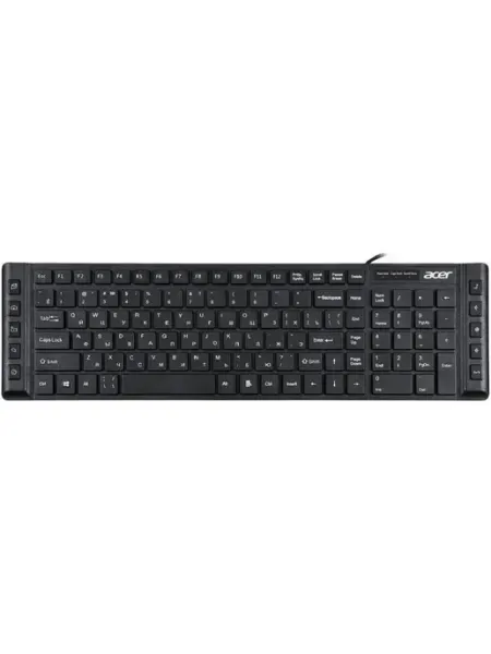 Acer Клавиатура OKW010 проводная Ножничная, Для ПК