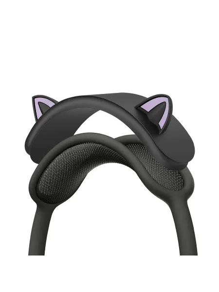 Great Choice Накладные Кошачьи ушки на наушники Airpods Max, Черный