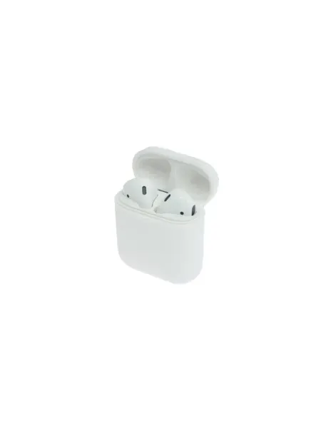 NoName Чехол для наушников Airpods Silicone без карабина белый