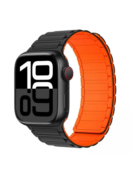 MyPads Магнитный водостойкий силиконовый ремешок для Apple Watch