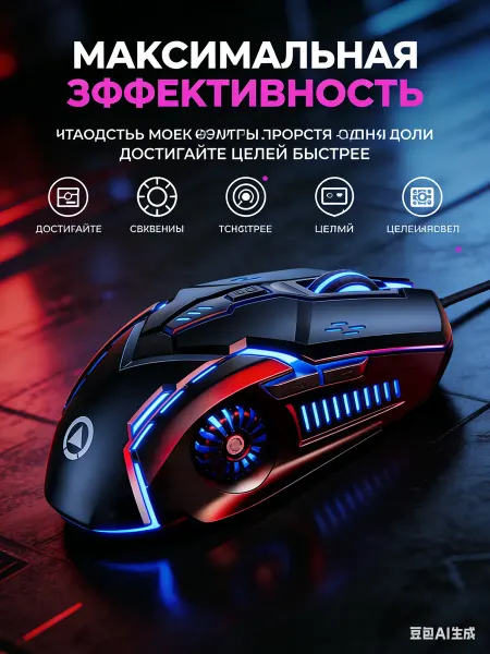 GENIUS Мышь компьютерная проводная Event с ргб подсветкой