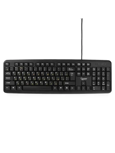 GEMBIRD Клавиатура проводная KB-8320U-BL USB черный