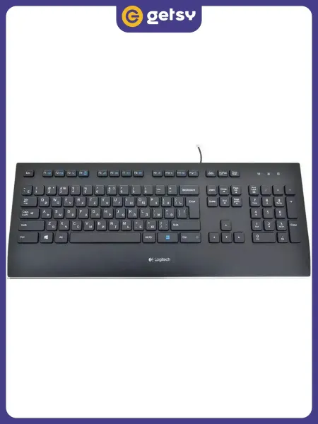 LOGITECH Клавиатура стандартная Keyboard K280e, черная