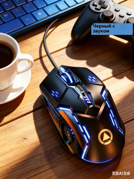Logitech TM Мышка проводная компьютерная для ноутбука
