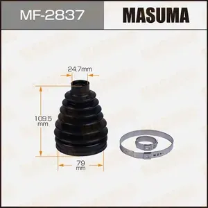 Пыльник ШРУСа MASUMA MF-2837 Mazda Mazda 3 2006-2013, Nissan Leaf 2017-2024, Nissan Teana 2014-2024, Nissan Tiida 2007-2024, пластик со спецхомутом