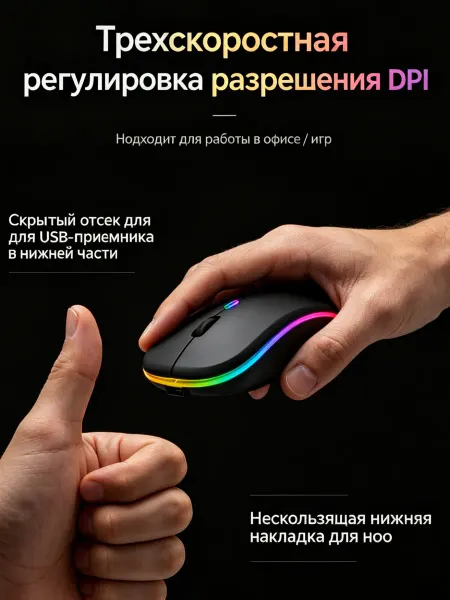 Xiaomi Беспроводная мышь бесшумная