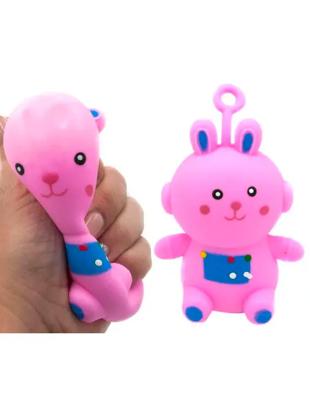 Игрушки Греми Игрушка Антистресс Зайка-Весельчак светится