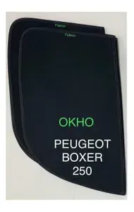 Каркасные автомобильные шторки с встроенными магнитами 28 штук для PEUGEOT BOXER 250 (окно) 2поколение, 2006-2024 года на передние стекла с затемнением 90-95%