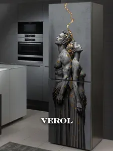 Наклейка на холодильник самоклеющаяся VEROL "Девушка и мужчина" 200х65 см