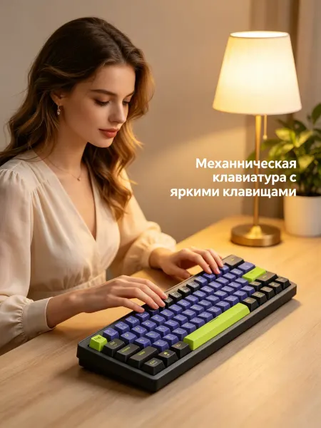 Тихая механическая клавиатура для игр