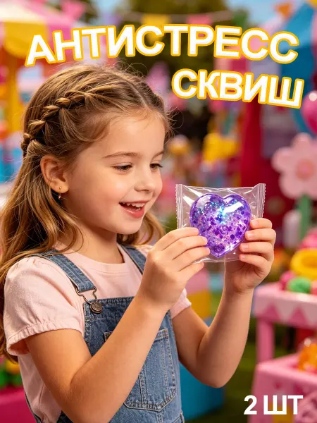 Антистресс игрушки жмякалка 2 шт