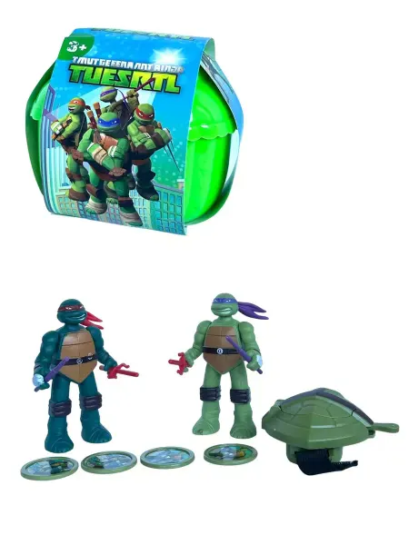 Черепашки Ниндзя Фигурка игрушка сюрприз 2шт. 10 см