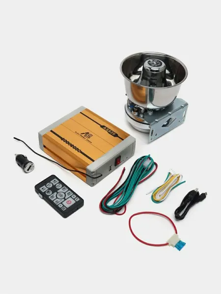 Автомобильная спецсигнализация AS820 с СГУ, 200W, с беспроводным пультом управления
