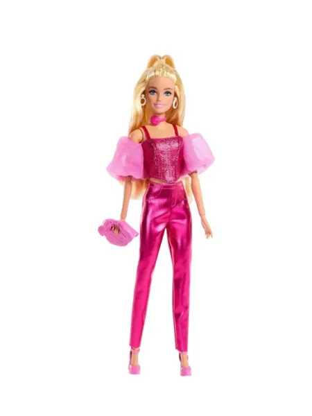 Mattel Barbie Deluxe Style 5 кукла металлик розовый корсет