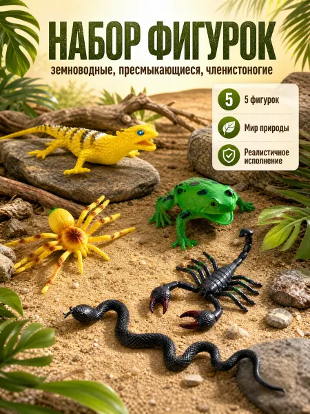 Счастливы дети Набор Фигурки-игрушки 5