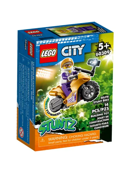 LEGO Конструктор 60309 Трюковый мотоцикл с экшн-камерой